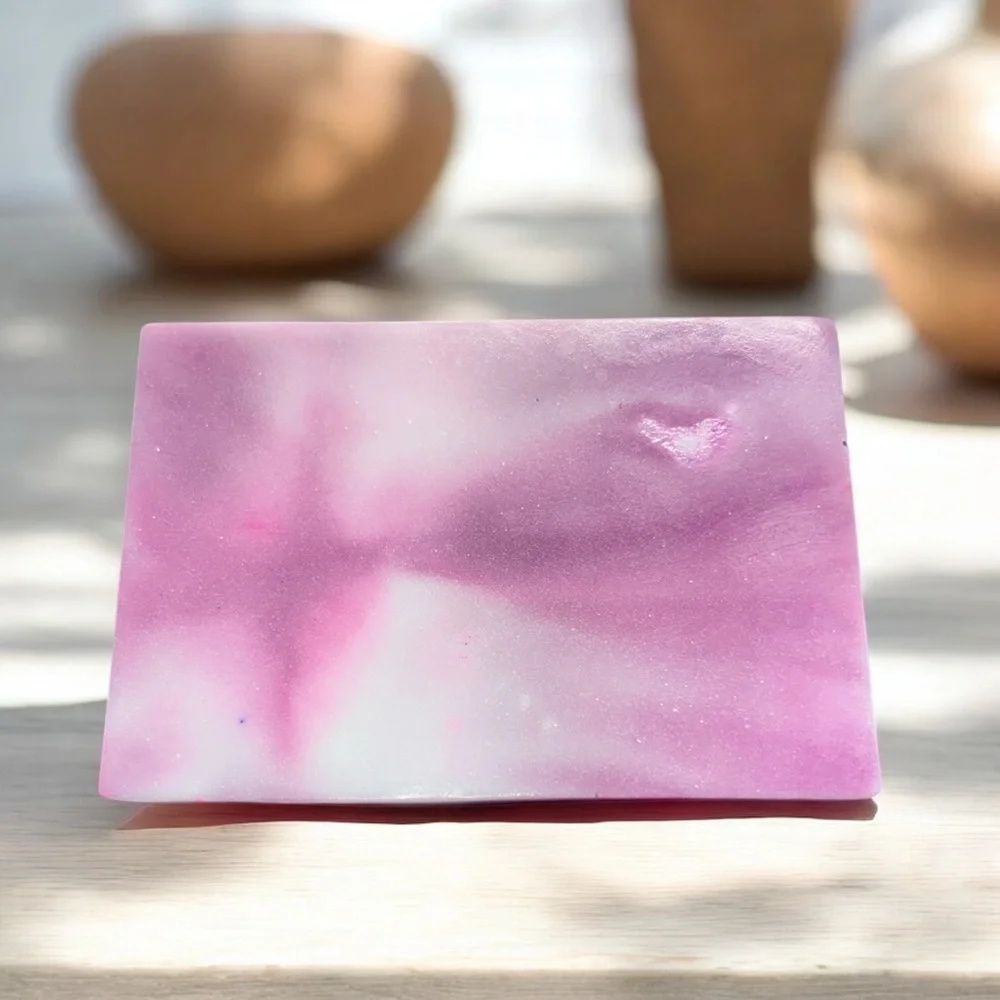 Pineapple mango vanilla HANDMADE soap DONKEY milk & coconut oil 2x3 inch 4oz
